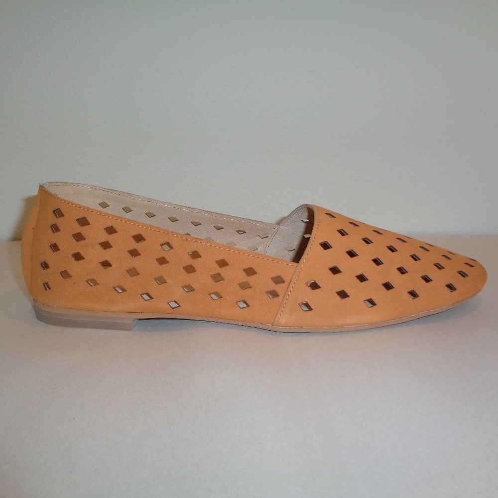 Fiel Size 8.5 BLAKE Peach Suede Slip On Loafers